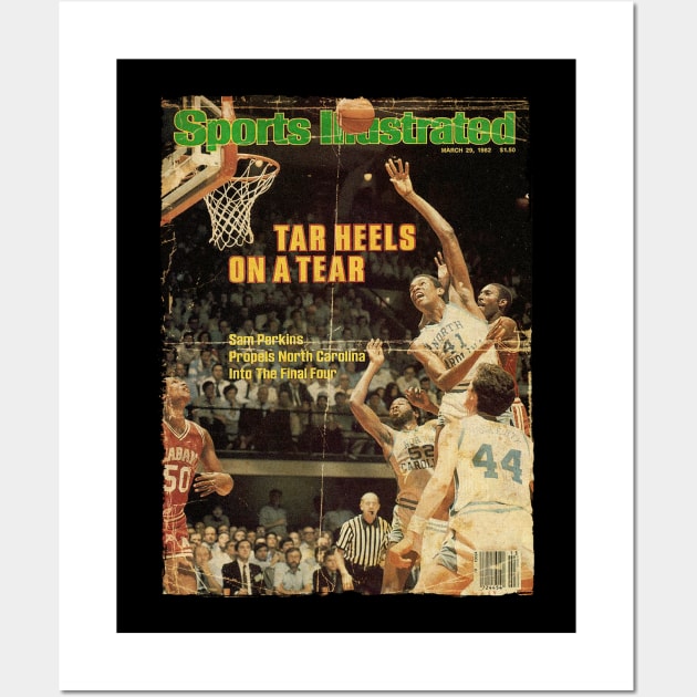 COVER SPORT - SPORT ILLUSTRATED - TAR HEELS ON A TEAR Wall Art by FALORI